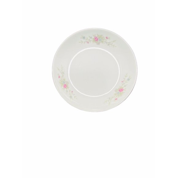 Florenteen Fine China Japan Fantasia 8 Piece Dessert Dish Set White With Floral - Picture 4 of 9